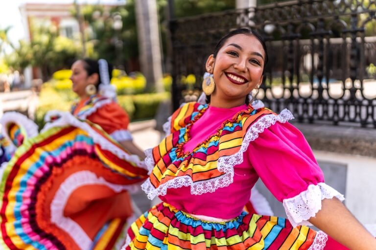 Latin American Dancer Performing